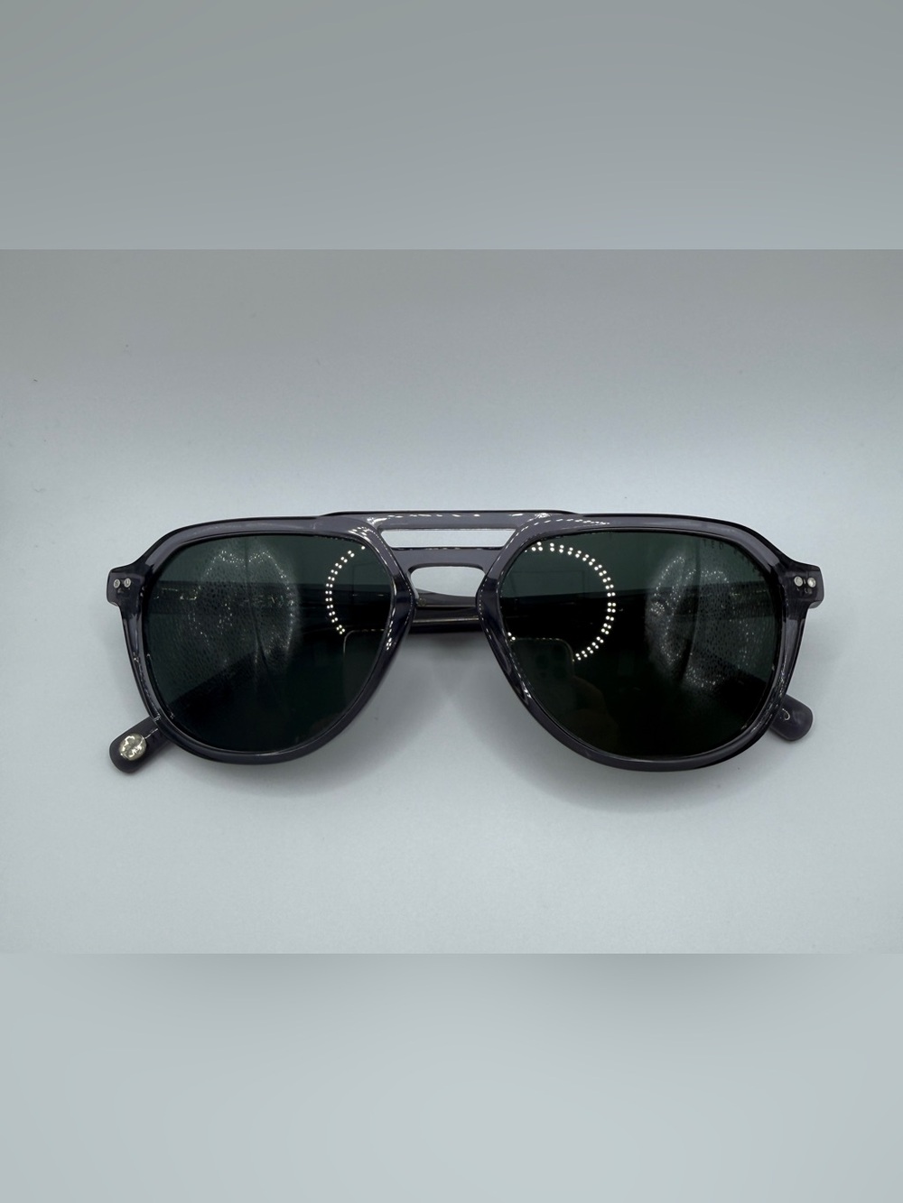 Ted Baker London Aviator Full Rim Polarized Sunglasses Gray